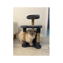 Konforlu Kedi Dinlenme Alanlı- Kedi Evi-kedi Oyun Parkı-kedi Tırmalama 75 Cm