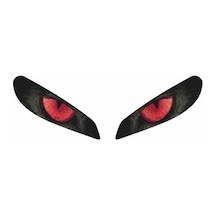 Cf Moto Cf Moto 250 Sr 2020 - 2023 Uyumlu Far Sticker Kırmızı