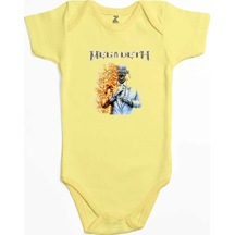 Zepplin Giyim Megadeth Megadeth 2026 Sarı Bebek Body Zıbın