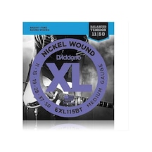 D'addario Exl115bt Xl Nickel Serisi Elektro Gitar Tel Seti 11-50 - Nickel Wound