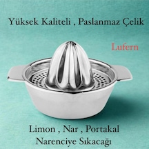 Yüksek Kaliteli Paslanmaz Çelik Limon Ve Nar Sıkacağı Portakal Narenciye Süzgeç Kompakt Taşınabilir Çok Renkli