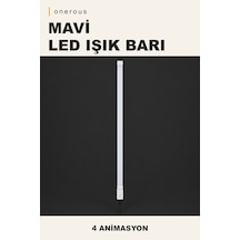 Onerous Mavi Led Led Işık, 4 Animasyon