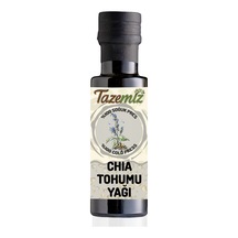 Tazemiz Soğuk Sıkım Chia tohumu Yağı 100 ML