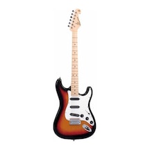 Sx Stratocaster Elektro Gitar (3 Ton Sunburst)