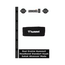 Özel Üretim Hummell Headband Standart Siyah Sokak Aksesuar Moda