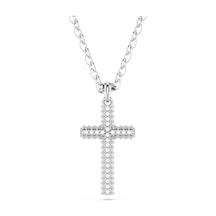 5675577 Swarovski Kolye İnsigne:pend Cross Full Pave Whi/rhs Metalik