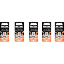Rayovac 13 Numara İşitme Cihazı Pili Blister 6 x 5'li