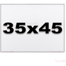 25 x 35 30 x 40 35 x 45 Akyazı Duvara Monte Laminat Beyaz Yazı Tahtası