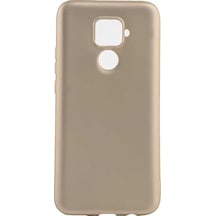 Noktaks - Huawei Uyumlu Huawei Mate 30 Lite - Kılıf Mat Renkli Esnek Premier Silikon Kapak - Gold