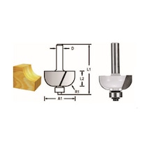 Makita Freze Bıçağı 8x31.8 Mm Maad-48636