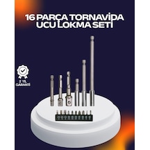 16 Parça Usta İşçilik Bits Takımı Vida Sökme Takma Set 11186867