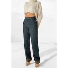 Lacarino 7714 W.leg Kadın Jean Pantolon Od Brown