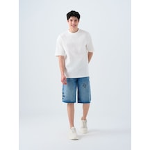 LOFT Baggy Fit Erkek Şort Lf2039640 Q1.v1 Denim