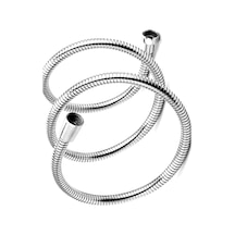 Krom Kaplama Kopmaz Kırılmaz Spiral Banyo Duş Hortumu 150-200 Cm Uzayan Hortum 1410 6998