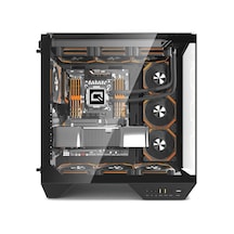 Quantum Gaming Proxima Siyah 4 Adet Argb Fan 390mm Vga Temperli Cam Ve Type-c Bağlantılı 850w Gaming Kasa