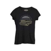 Classic Cars Not Old Siyah Kadın Tshirt 001