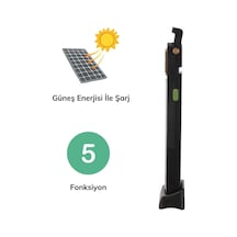 Büro Ev Ofis Yazlık İçin 48led 5mod Solar Şarjlı Işıldak Led Aydınlatma Diğer