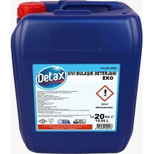 Detax Bulaşık Sıvısı 20 Kg