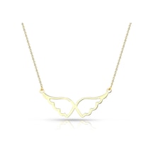 Kuyumcudukkani Melek Kanadı Kolye-20032-g Gold