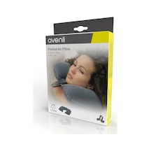 Avenli Floked Air Pillow 45cmx28cm Yastık Gri