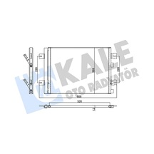 Klima Radyatörü - Dacia Logan, Sandero, Duster - Kale-389300