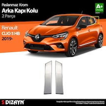 S-dizayn Renault Clio 5 Krom Kapı Kolu Arka 2 Prç. 2019 Üzeri