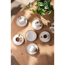 Emsan Wedding 90 Ml 6'lı Kahve Fincan Takımı Gold