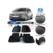 Volkswagen Passat B7 Havuzlu 3D Paspas Niken Siyah 2011-2015