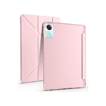 Redmi Pad Se 4g Kılıf Kalemlikli Mars Tablet Kılıfı - Rose Gold İtdark40992
