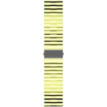 Galaxy Uyumlu Watch Active 2 44mm Uyumlu Krd-27 20mm Zore Kordon-sarı