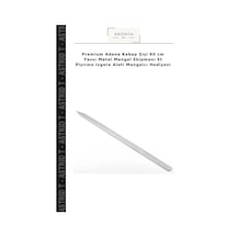 Premium Adana Kebap Şişi 60 Cm Yassı Metal Mangal Ekipmanı Et Pişirme Izgara Aleti Mangalcı Hediyesi Çok Renkli