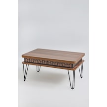 Melek Model Akıllı Sehpa Metal Ayaklı Lüx Model Sehpa