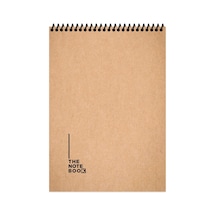 A4 100 Yaprak Çizgili Sert Kapak The Notebook Kraft Bloknot Çok Renkli