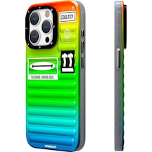 İphone 15 Pro Max Uyumlu Kılıf Youngkit The Secret Color Serisi Kapak Yeşil
