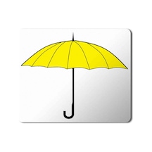 How I Met Your Mother Yellow Umbrella Resim Mouse Pad Mousepad