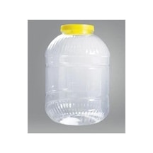 Kapaklı Şeffaf Gövde Turşu Bidonu - 10 Litre Kapasite 2.8 L