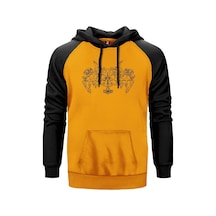 Enslaved Sarı Reglan Kol Unisex Sweatshirt Hoodie Sarı