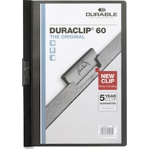 Durable Sıkıştırmalı Dosya Duraclip Ortadan Klipsli 60 Sy A4  Siya
