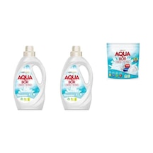 Aquabor Doğal Mineralli Sıvı Beyaz + Sıvı Beyaz + Tablet 3 Lü Set 0.75 LT - 2.5 LT - 12 KG 71879195