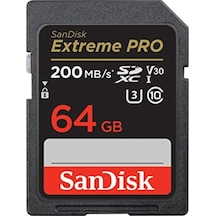 Sandisk Extreme Pro Sdxc Uhs-ı Hafıza Kartı 64 Gb V30, Aktarım H