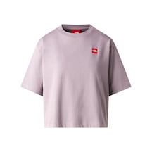 The North Face W Tnf Red Box S/s Boxy Tee Kadın Tişört Nf0a8eg6g7o1 Gri