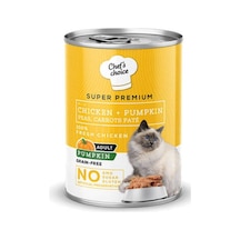 Pumpkin Pate Chicken Tavuklu Balkabaklı Tahılsız Ezme Yetişkin Kedi Konservesi 400 Gr