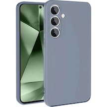 Samsung Galaxy S24 Fe Kılıf Nano İçi Kadife Silikon - Gri