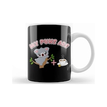 Cute My Puns Are Koala Tea Koalatea Quality Pun Kupa Bardak Porselen Karışık