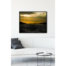 Pster13613 Istanbul Boğazı Manzara Çerçeveli Tablo 4 21x30cm 7/8 Yaş