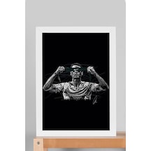 Rafael Nadal Portre Çerçeveli Tablo Tenis - Estetik Poster