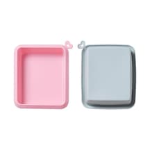 2 Adet Ev Silikon Pişirme Kalıpları Kek Kalıpları Kendin Yap Pişirme Aletleri Pişirme Kapları Çok Renkli