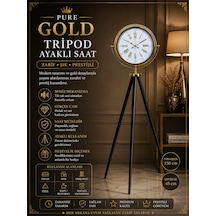 Pure Gold Tripod Ayaklı Saat