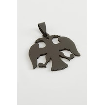 Ilkeshop Çift Başlı Kartal Çelik Kolye Ucu 3 CM-siyah Çok renkli Ilkeshop Çift Başlı Kartal Çelik Kolye Ucu 3 CM-siyah Çok renkli