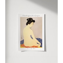 Çerçevesiz Poster Hashiguchi Goyo Banyodan Sonra Kadın